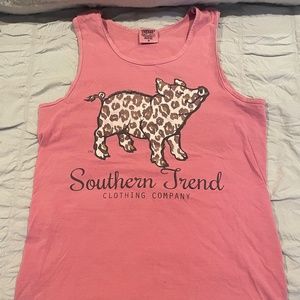 southern trend tank top